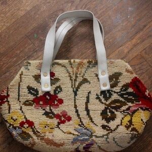 Vintage needlepoint purse
